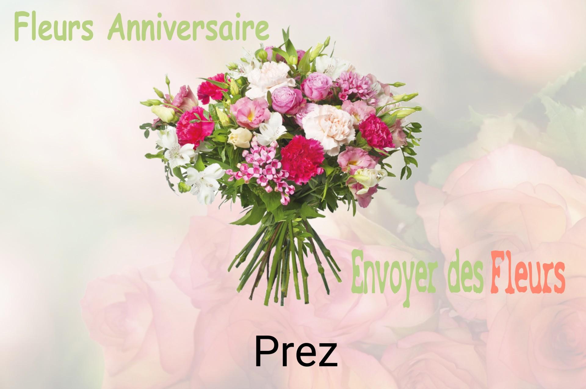 Bouquet de fleurs d’anniversaire livré à Prez
